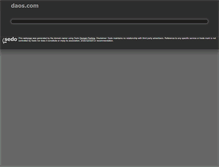 Tablet Screenshot of daos.com